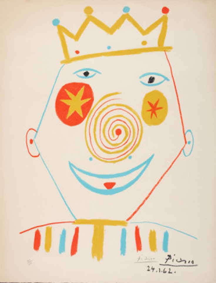 Clown by Pablo Picasso