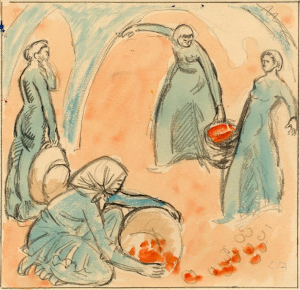 Study for “Fruit Harvest” by Cuno Amiet