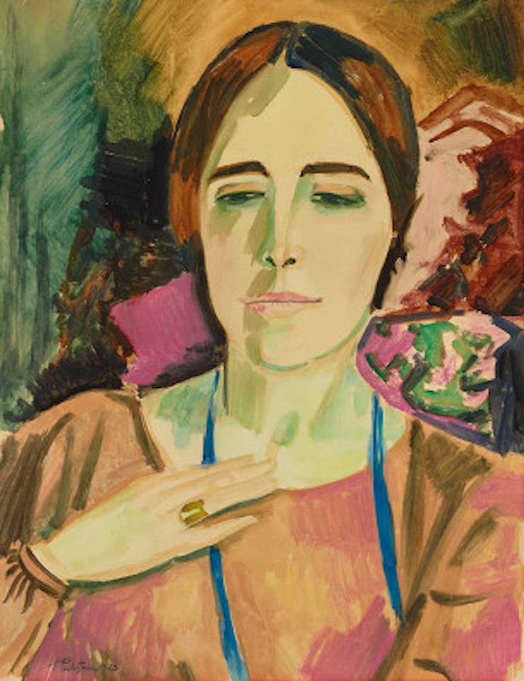 Portrait of a Woman by Max Pechstein