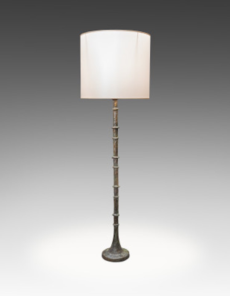 Lampadaire aux anneaux by Diego Giacometti