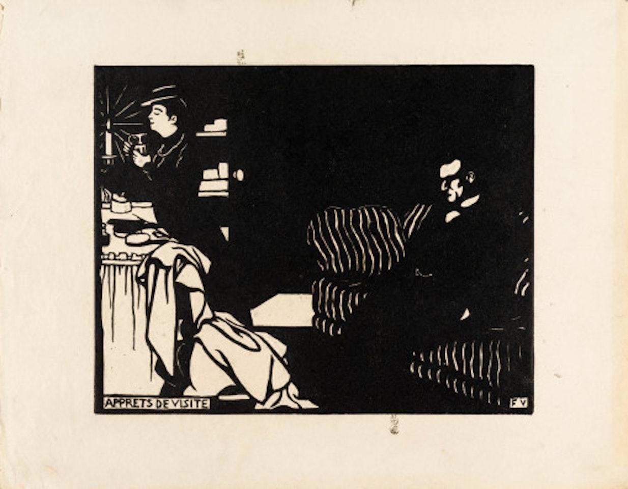 Apprêts de visite, intimités VIII by Félix Vallotton