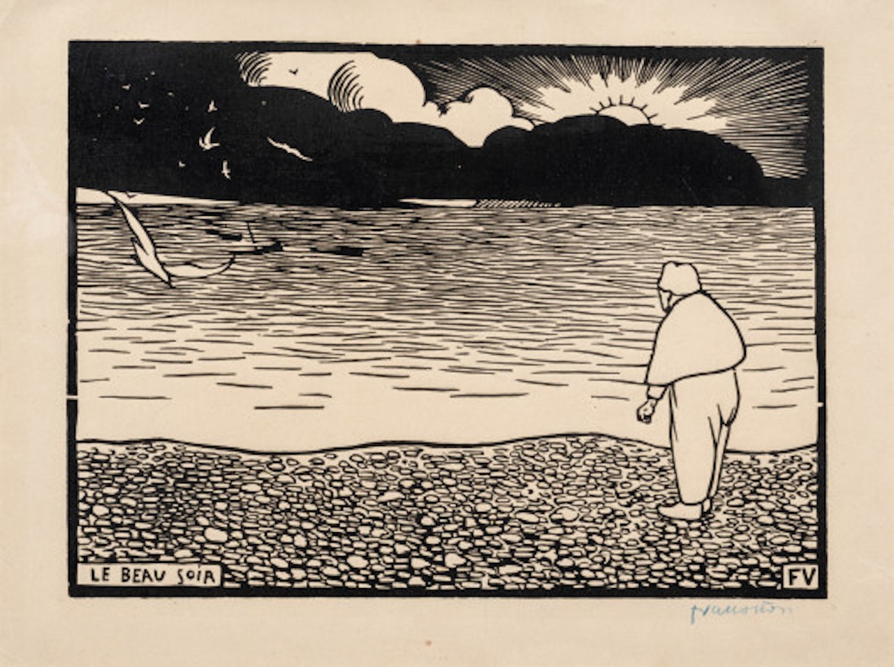 Le beau soir by Félix Vallotton