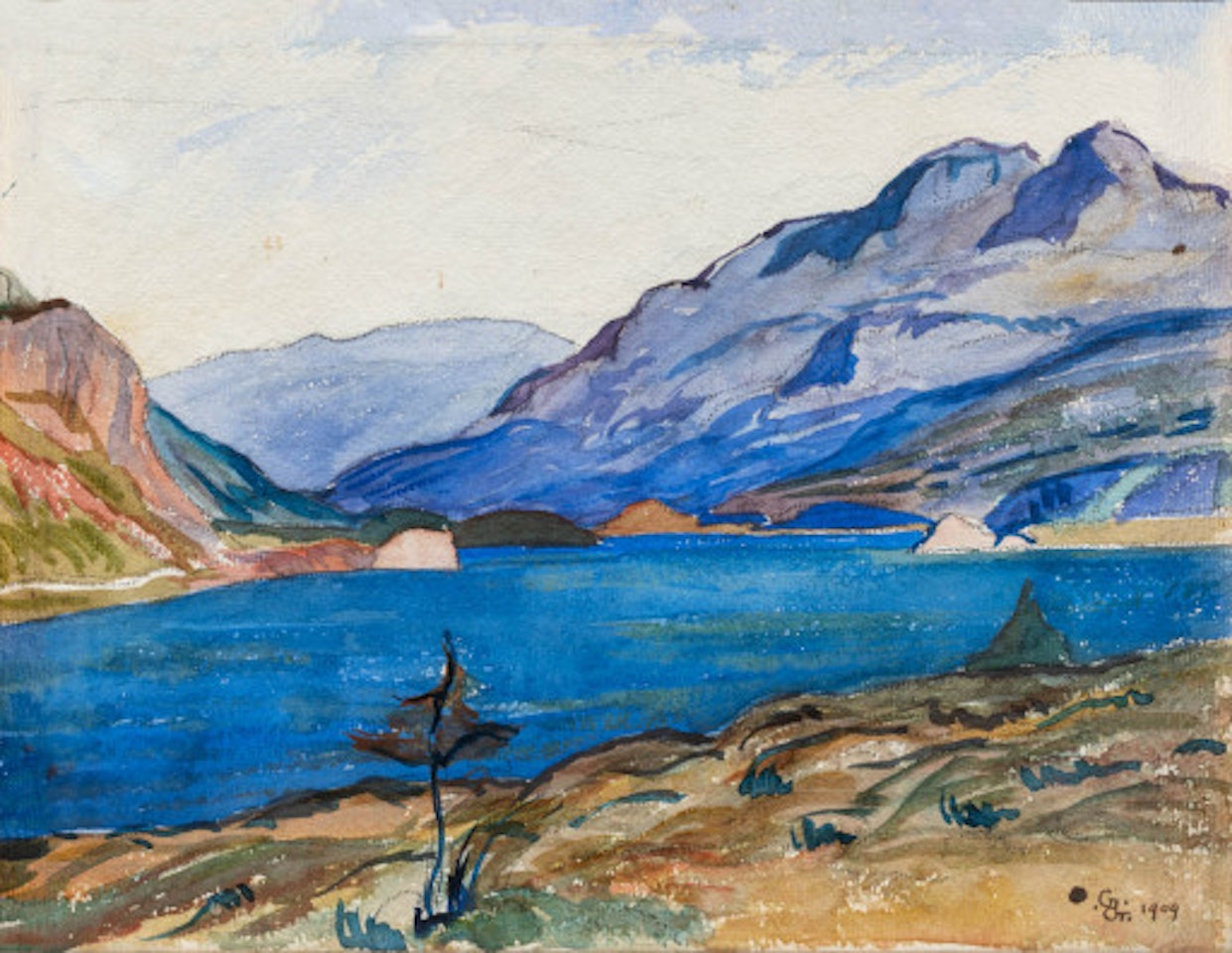 Lake Sils by Giovanni Giacometti