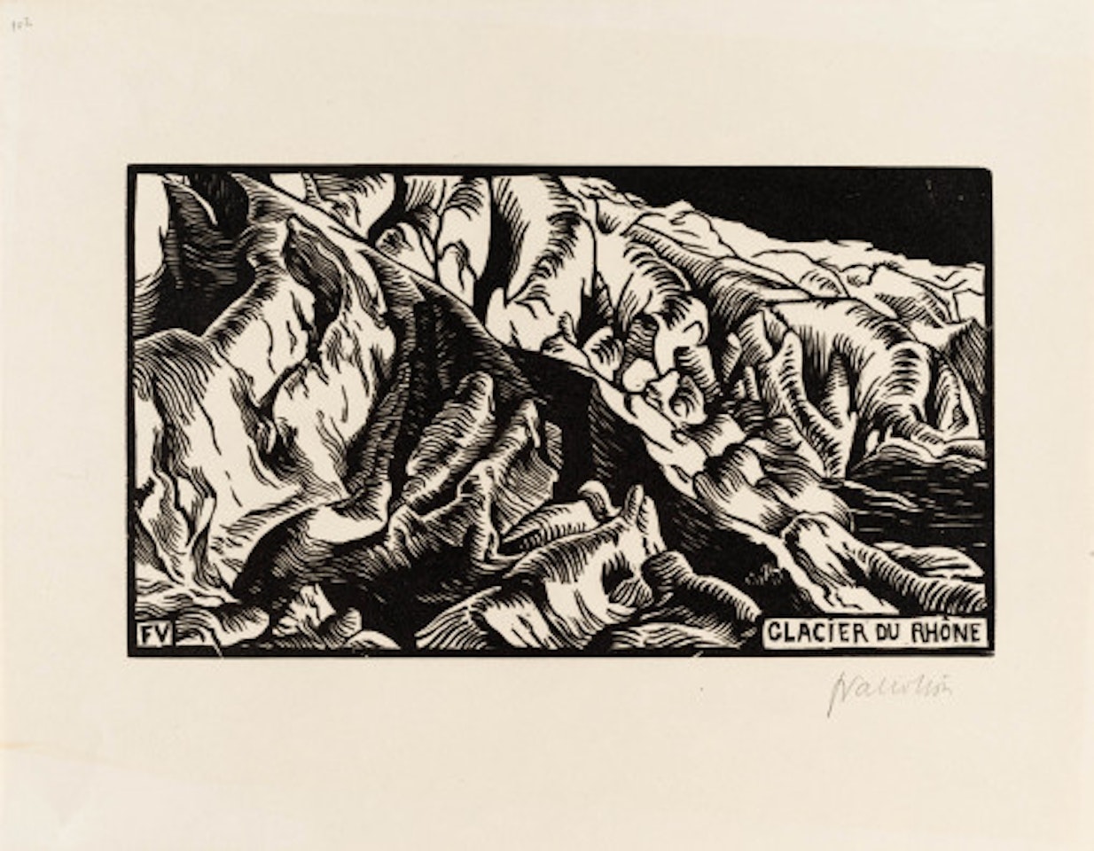 Glacier du Rhône by Félix Vallotton