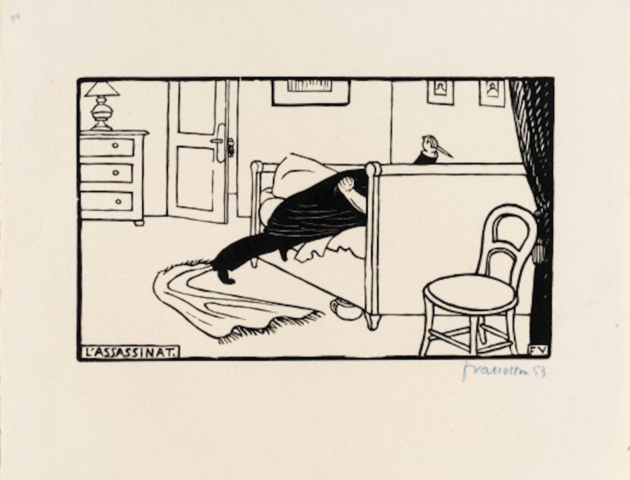 L"Assasinat by Félix Vallotton