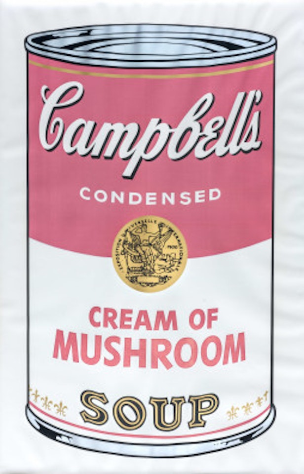 Campbell"s Soup I, Cream of Mushroom by Andy Warhol