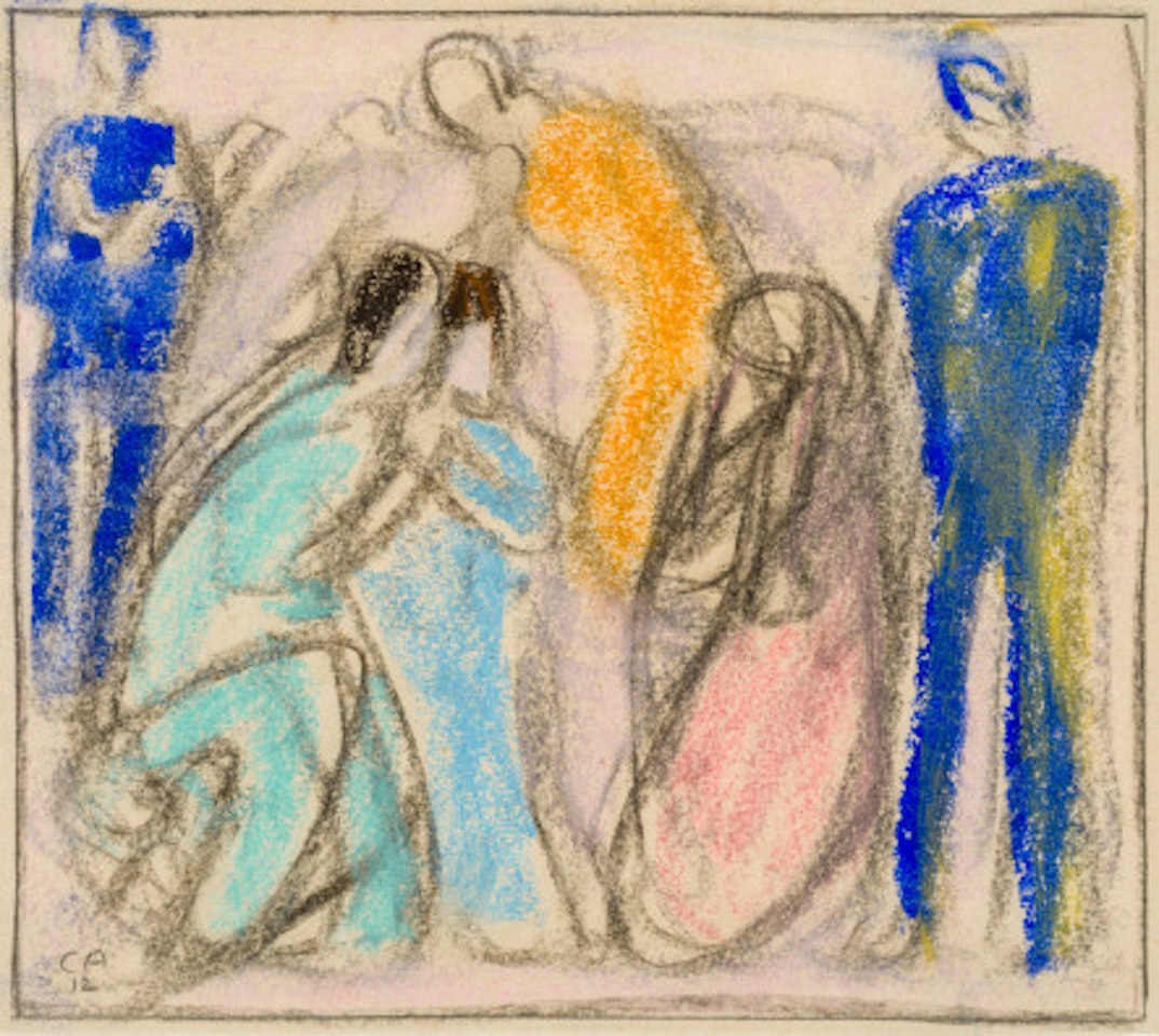 Figure study for the Fountain of Youth by Cuno Amiet