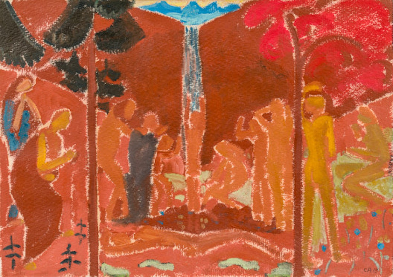 Study of the Fountain of Youth by Cuno Amiet
