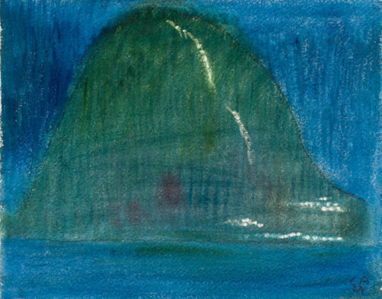 San Salvatore at night by Cuno Amiet