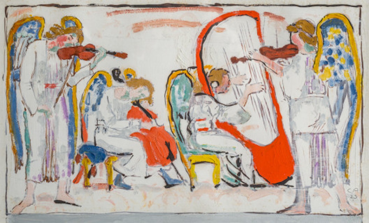 Musician angels by Cuno Amiet