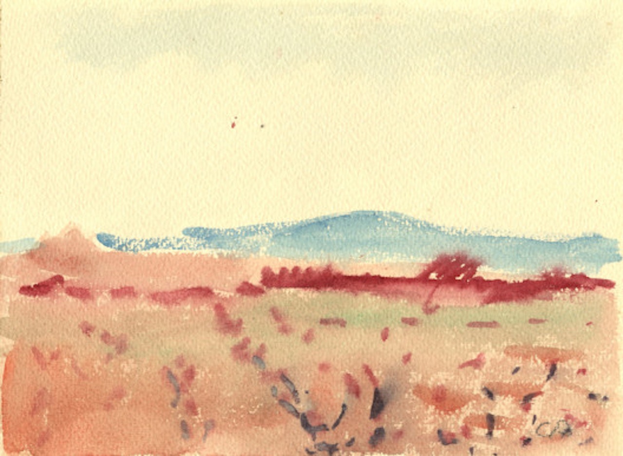Wide landscape by Cuno Amiet