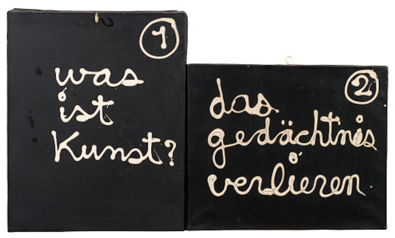 what is art? / losing memory by Ben Vautier