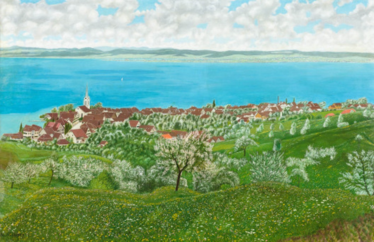 Berlingen from Juhe by Adolf Dietrich