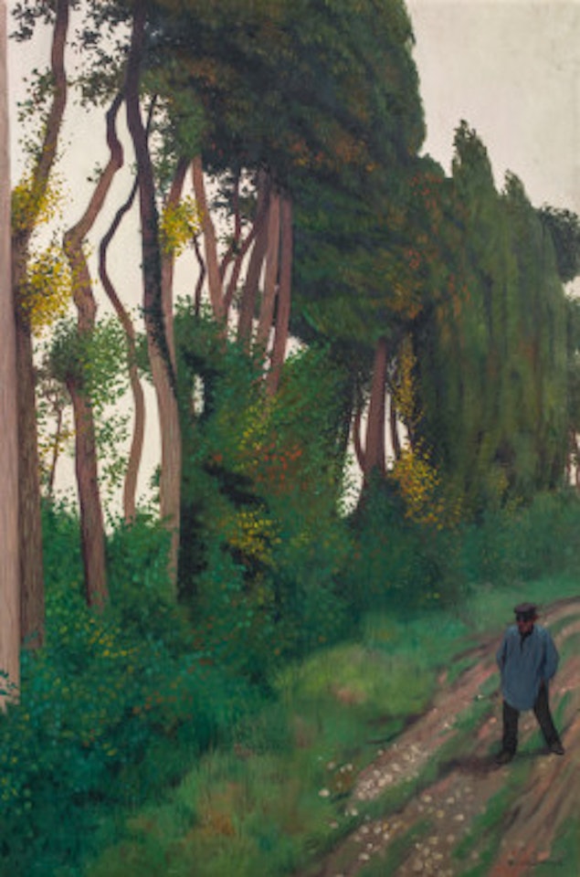 Paysage au paysan, Honfleur by Félix Vallotton
