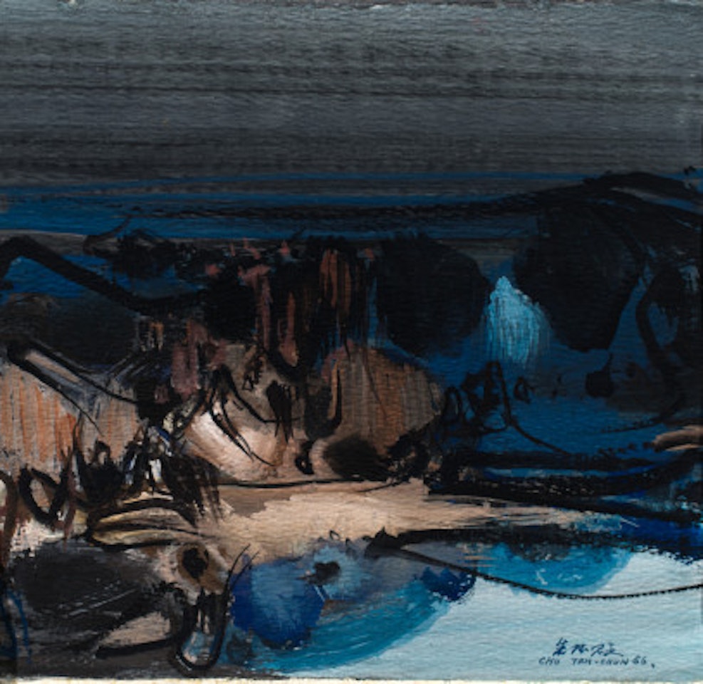 Composition n° 280 by Chu Teh-Chun