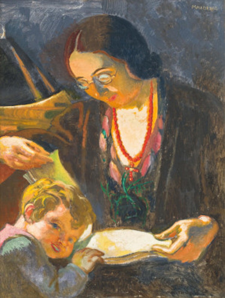 Portrait of Anne-Marie and Christophe by Maurice Denis