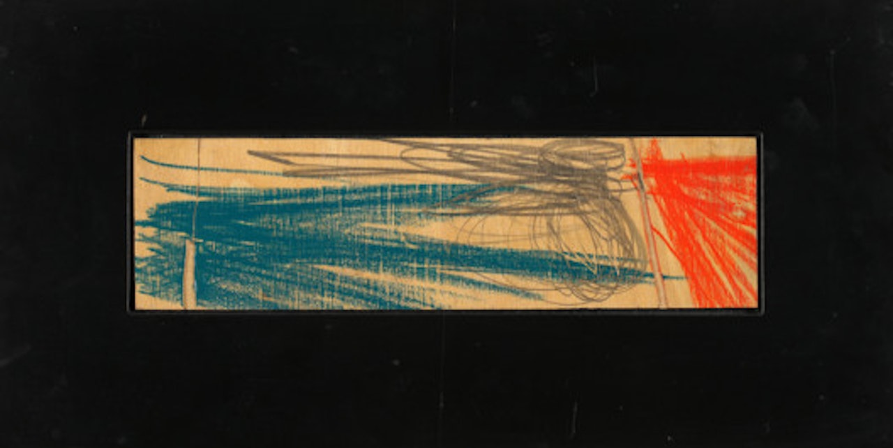 Abstract composition by Hans Hartung