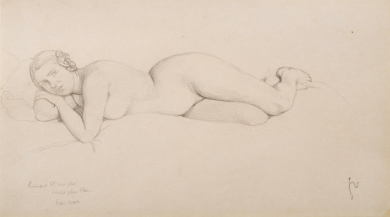 Study for Femme au lit by Félix Vallotton