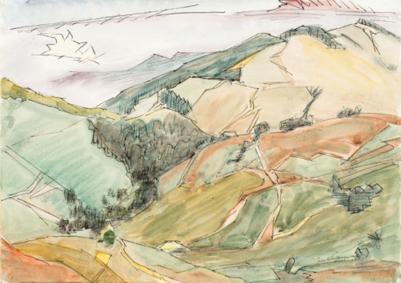 In the Black Forest by Erich Heckel