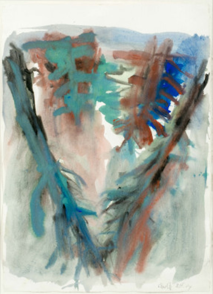 Untitled (Trees) by Georg Baselitz
