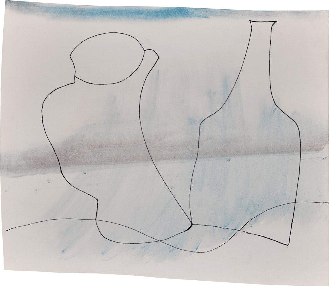 Two Forms by Ben Nicholson, O.M.