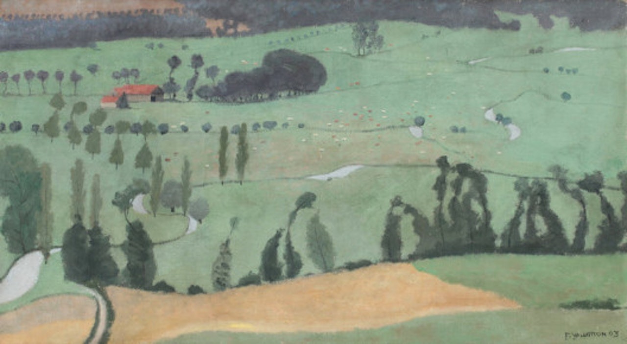 Paysage à Arques-la-Bataille by Félix Vallotton