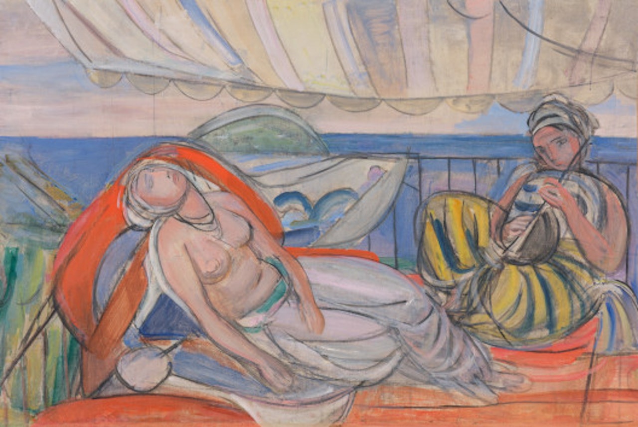 La reverie by Maurice Barraud
