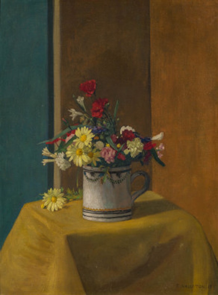 Marguerites and oeillets by Félix Vallotton