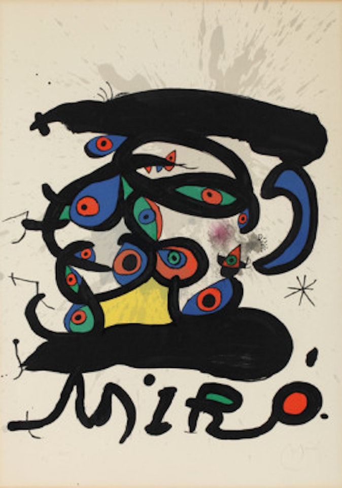 Galerie Maeght, Paintings on paper, designs by Joan Miró