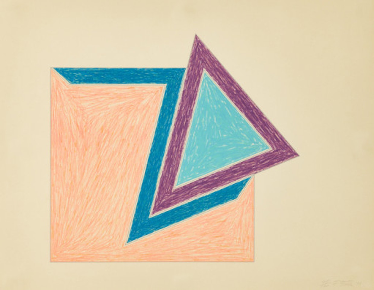 Moultonboro, From the "Eccentric Polygons" series by Frank Stella
