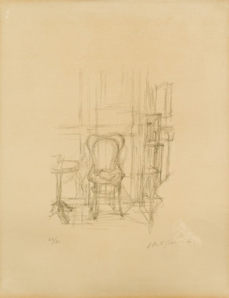 Chaise and Guéridon by Alberto Giacometti