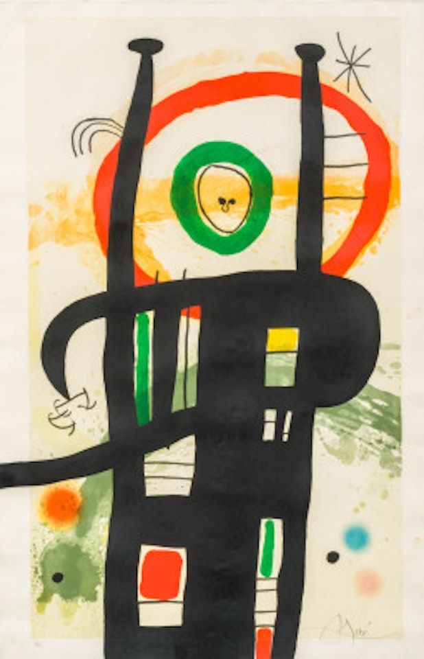 Le grand ordinateur by Joan Miró