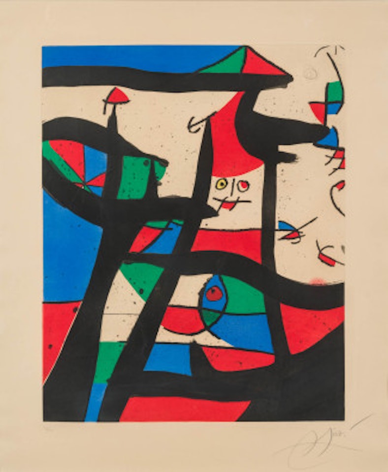 Dans le grenier à sel by Joan Miró