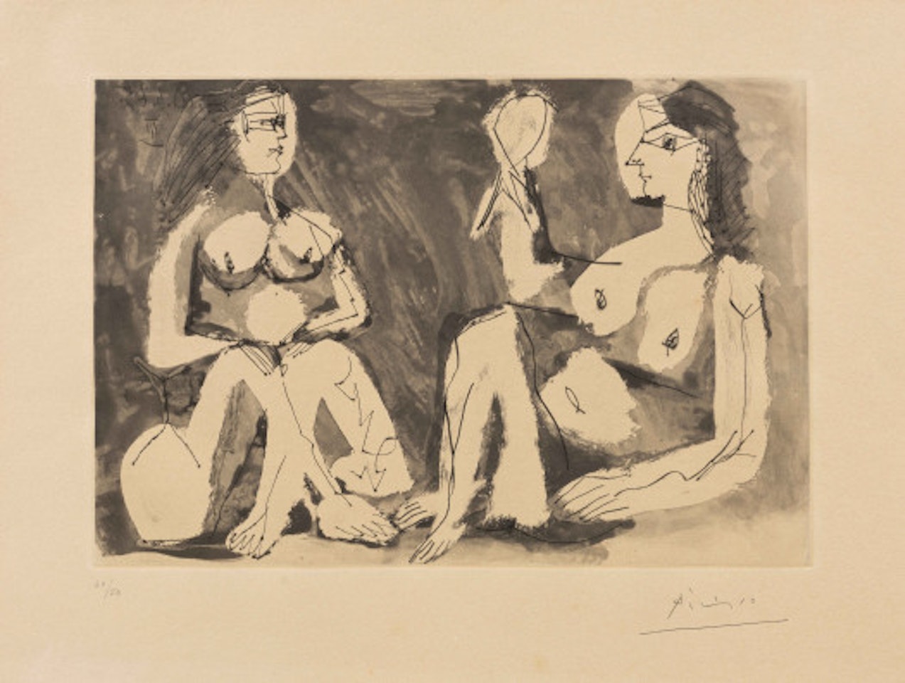 Deux femmes assises by Pablo Picasso