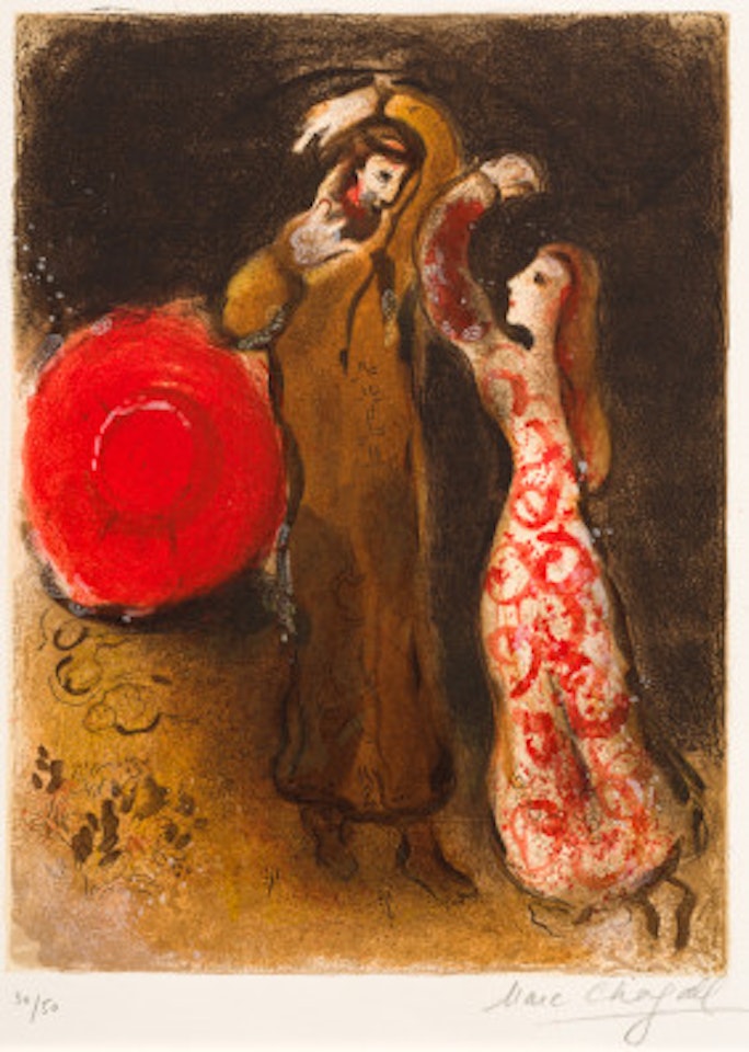 Meeting of Ruth and Booz by Marc Chagall