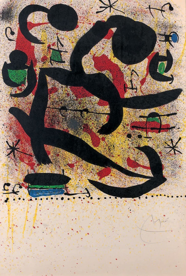Poster for the Donaueschingen Music Days by Joan Miró
