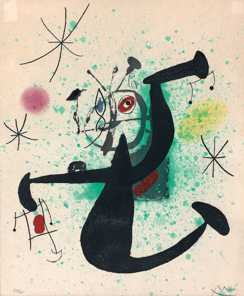 La Demoiselle à bascule by Joan Miró