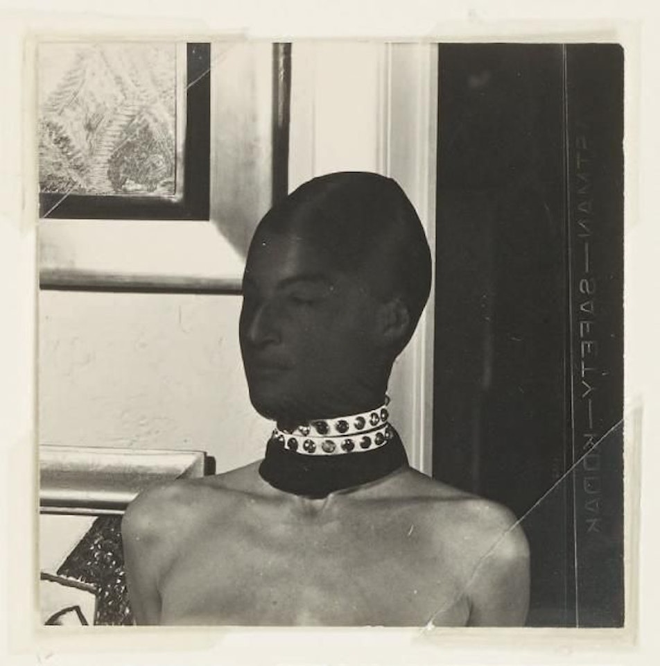 Juliet in stocking mask by Man Ray