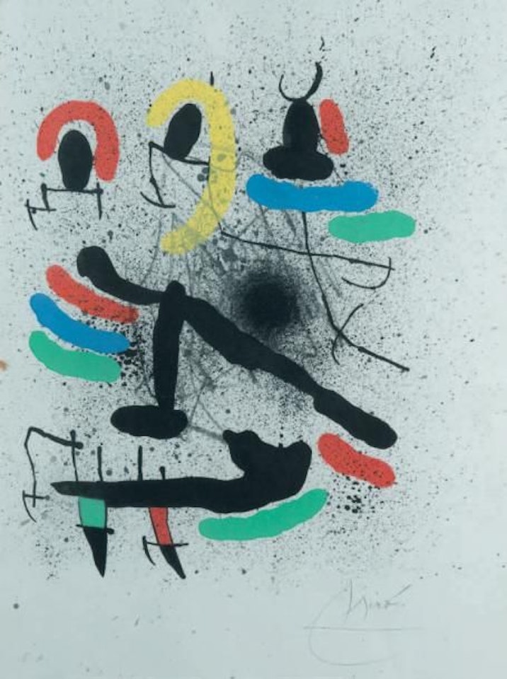 Board for Liberté des Libertés by Alain Jouffroy by Joan Miró