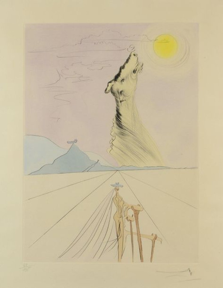 Benjamin - The Twelve Tribes of Israel by Salvador Dali