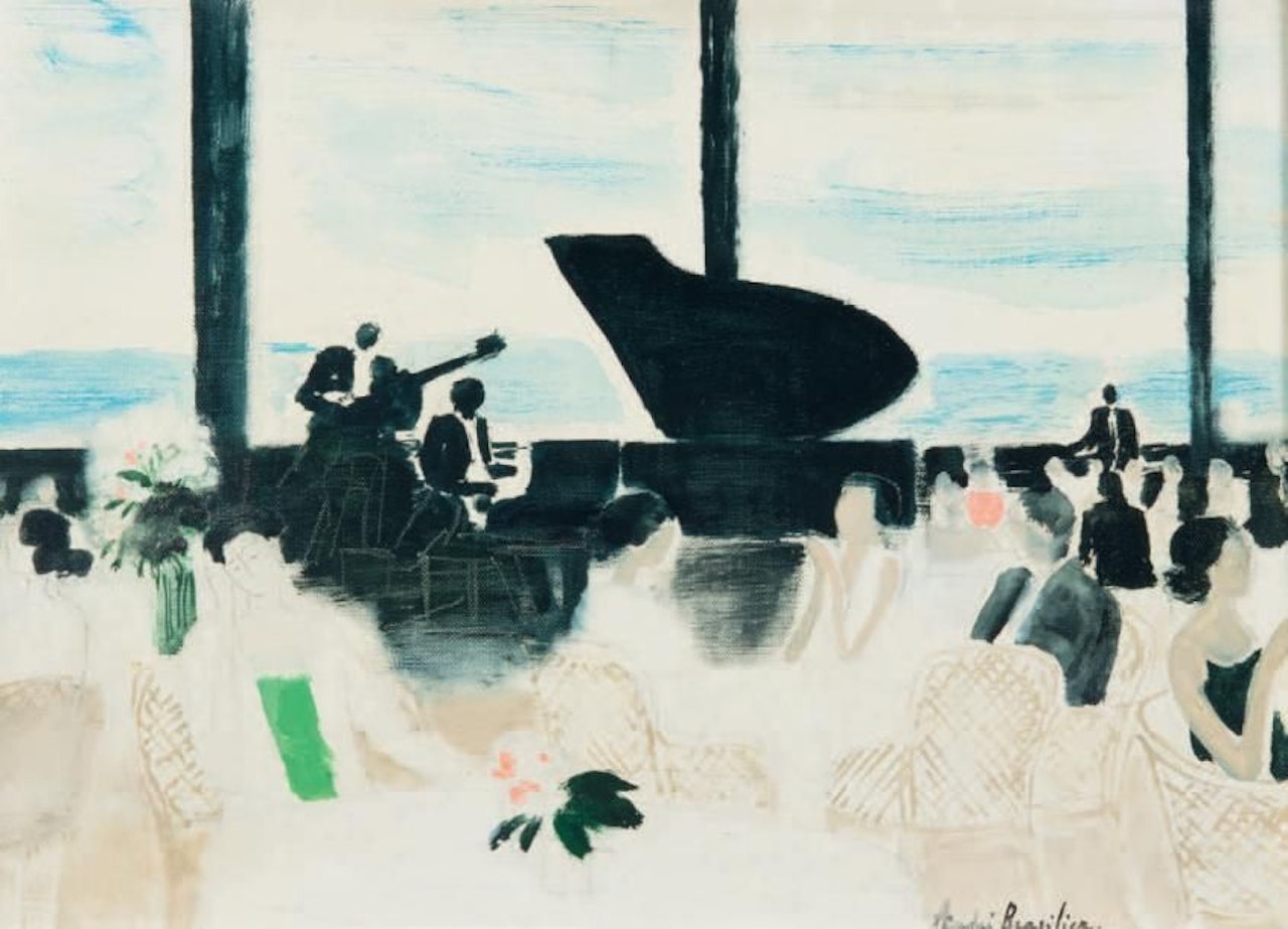 Music in Monte-Carlo by André Brasilier