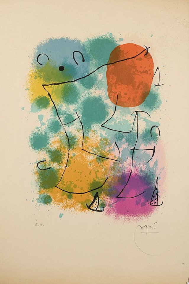 Homage to Rimbaud by Joan Miró