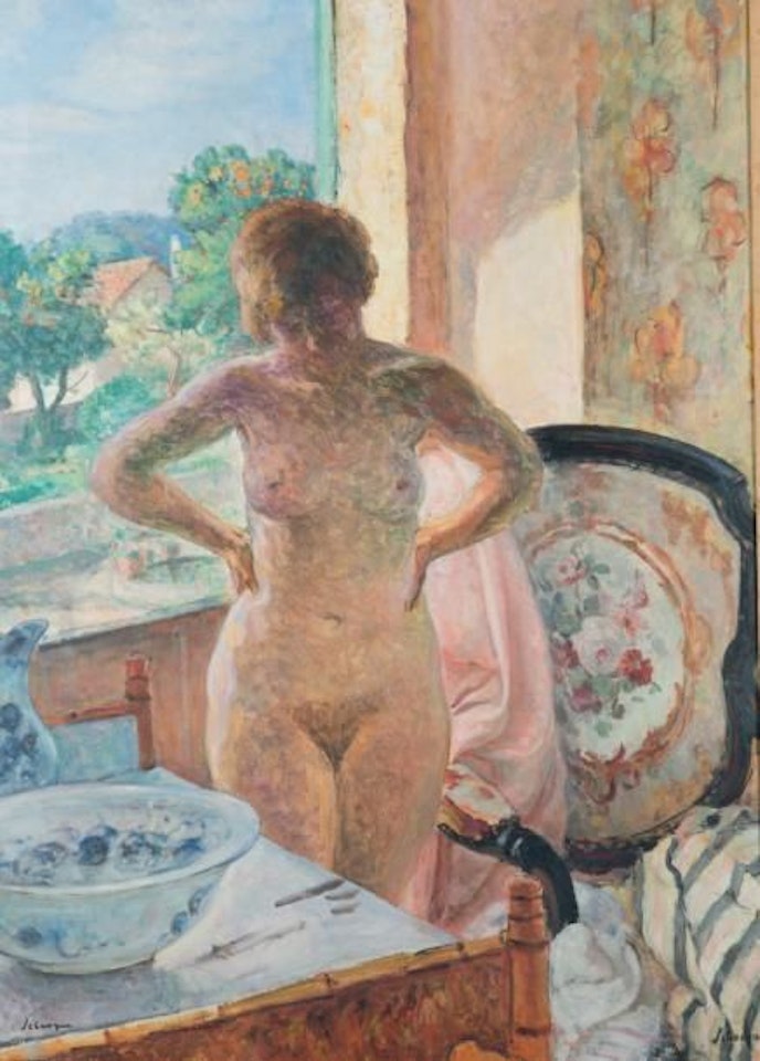 Nude at the window by Henri Lebasque