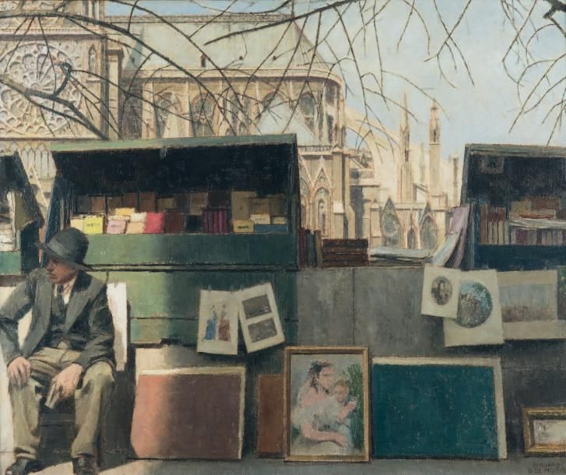 The booksellers by Bernard Boutet de Monvel