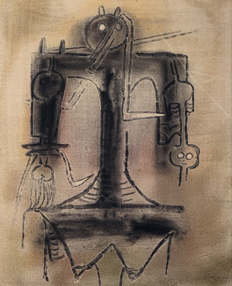 Composition with figures by Wifredo Lam