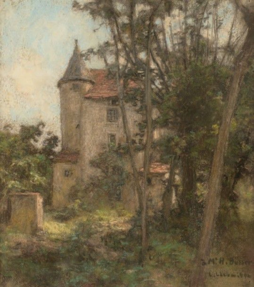 The surroundings of the castle by Léon Augustin Lhermitte