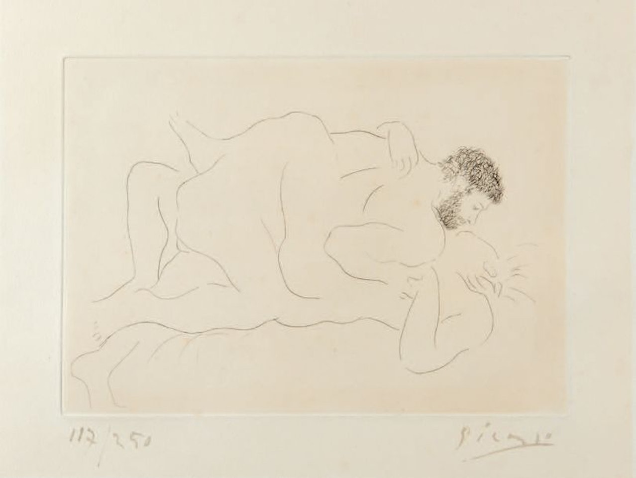 Homme et Femme by Pablo Picasso