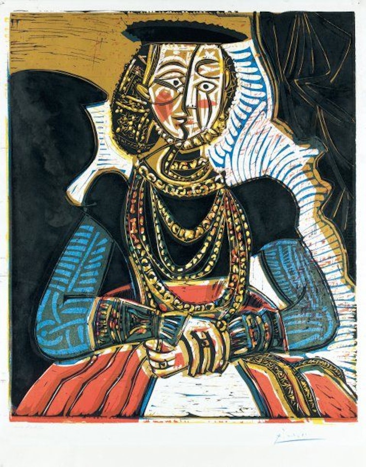 Bust of a woman after Cranach the Younger by Pablo Picasso
