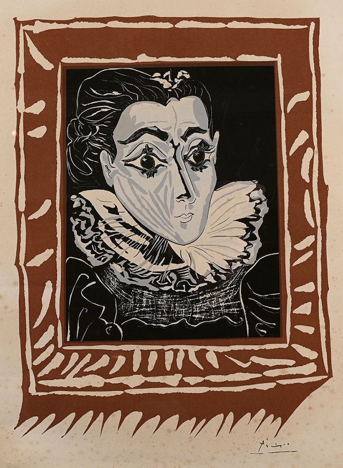 "The lady with the ruff by Pablo Picasso