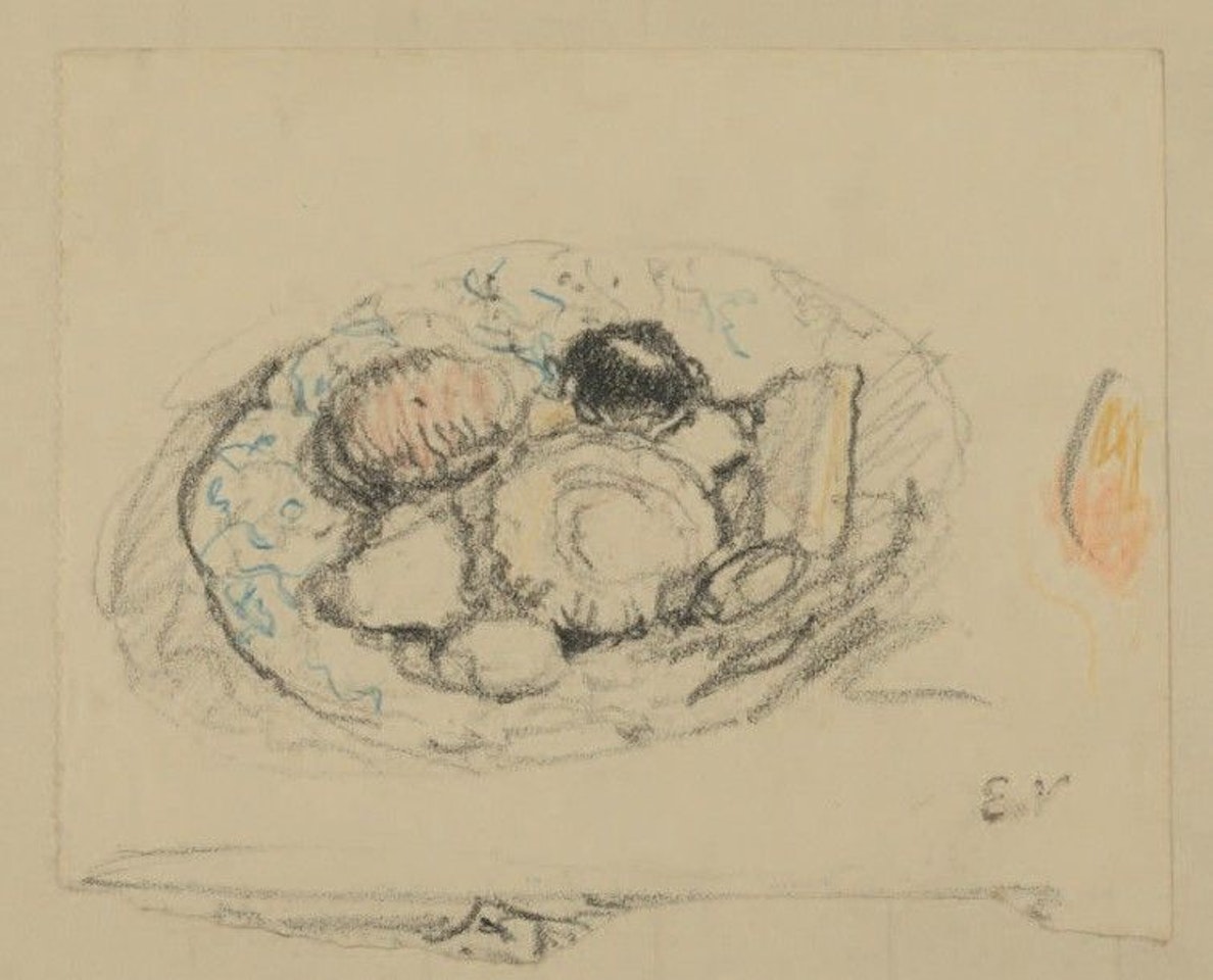 Still life with plate by Édouard Vuillard
